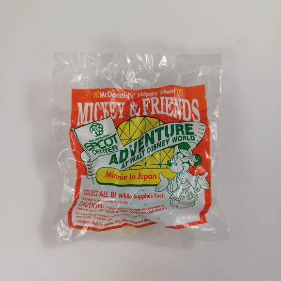 McDonalds Happy Meal Toy NEW Disney Epcot Center -Minnie In Japan-1993 - Picture 3 of 6